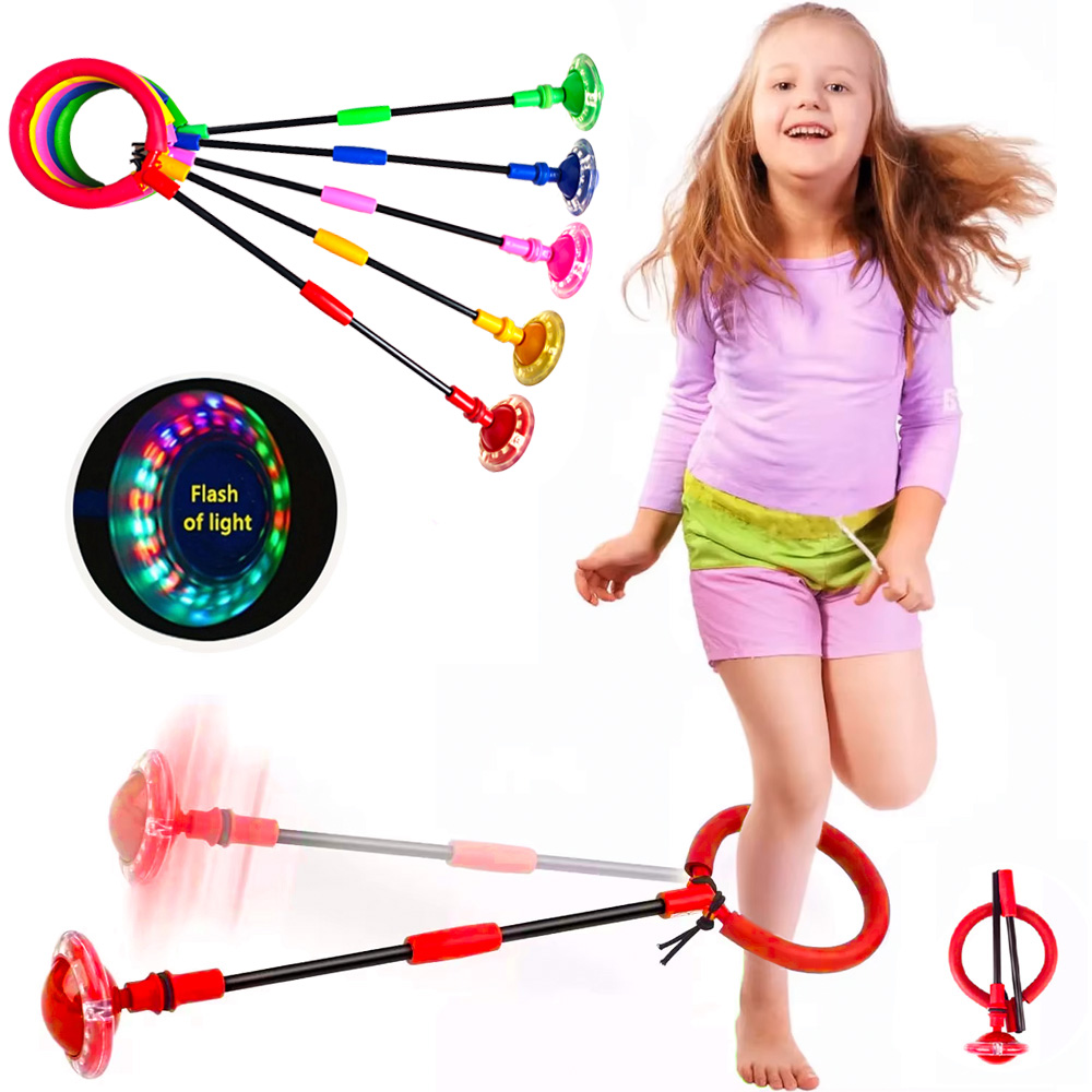 Outdoor Adventure Games - Flash Springtouw Bal Kinderen Eén Voet