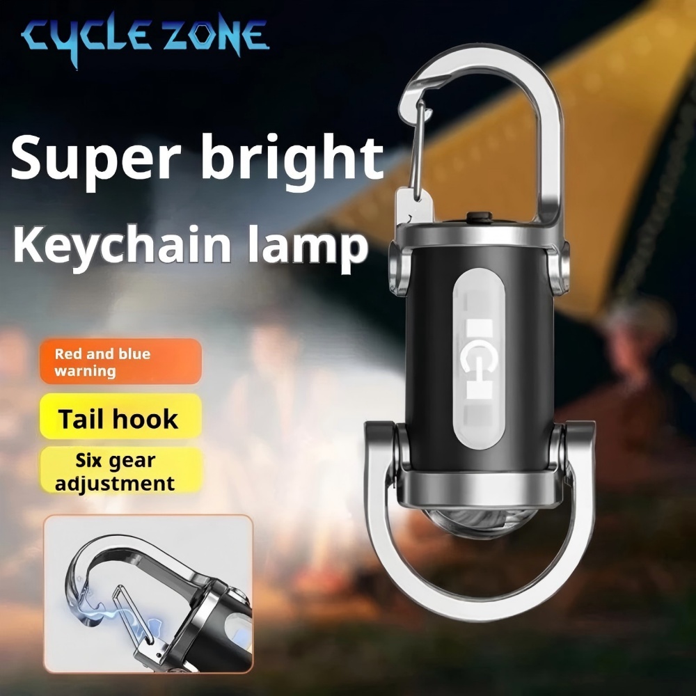 Outdoor Adventure Zone - Mini LED-sleutelhangerlicht Multifunctionele draagbare zakwerklamp Sleutelhanger