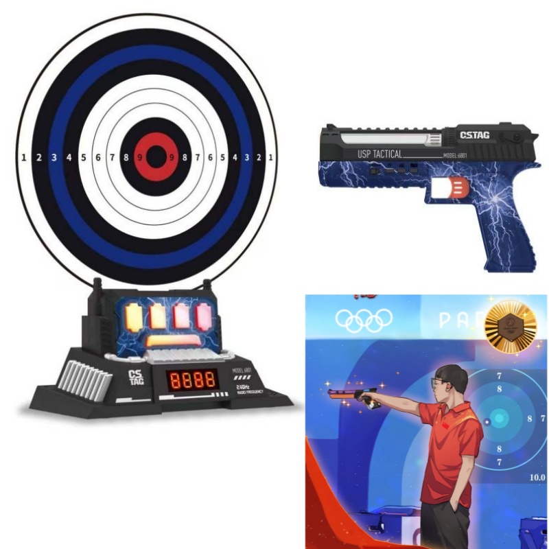 Outdoor Adventure Games - CSTAG AI Doelschieten Competitie Laserpistoolset Intelligent