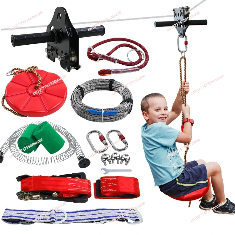 Zipline-set voor kinderen, sta - Outdoor Adventure Ziplines & Waterfall recensie en prijs