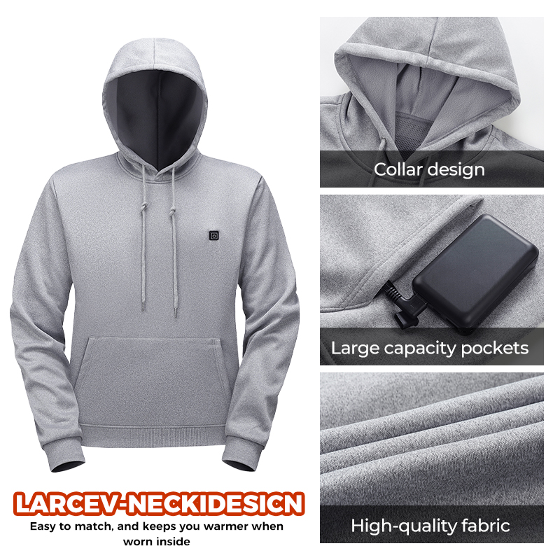 5-zones verwarmde trui voor ma - Outdoor Adventure Zone recensie en prijs