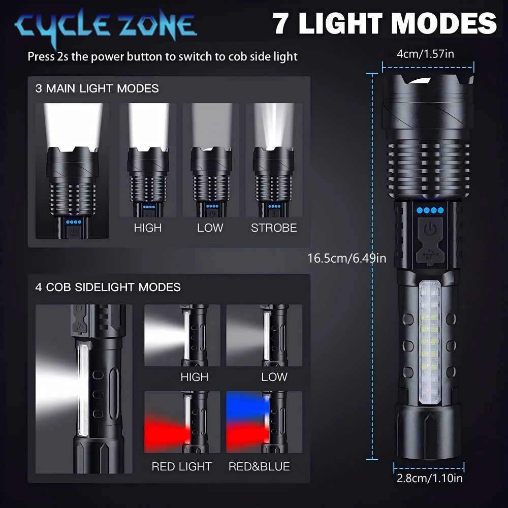 XHP50 Zaklamp Zoombare zaklamp - Outdoor Adventure Zone recensie en prijs