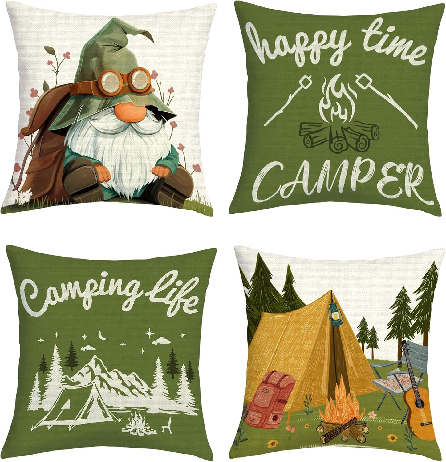 Groep van 4 campingkussens Woo - Outdoor Adventure Group recensie en prijs