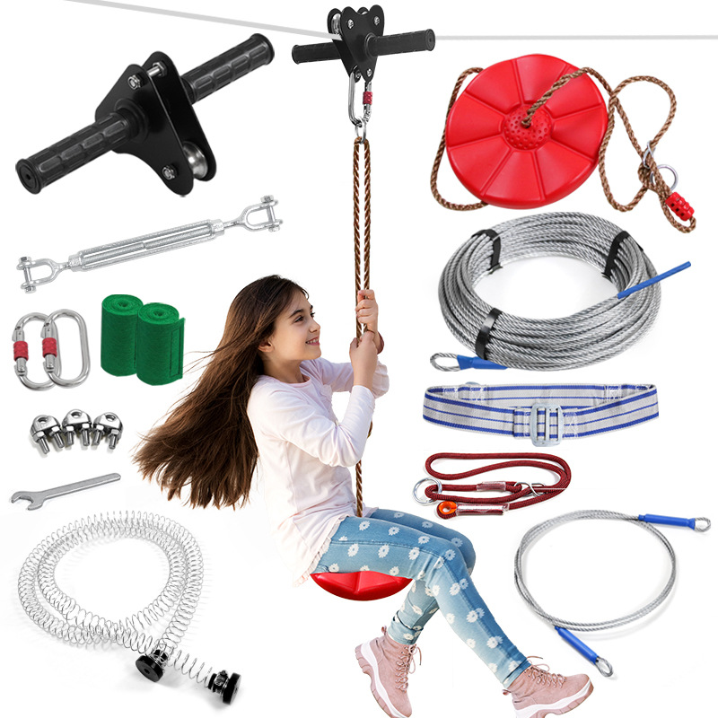 Zipline-set voor kinderen met  - Outdoor Adventure Ziplines & Waterfall recensie en prijs